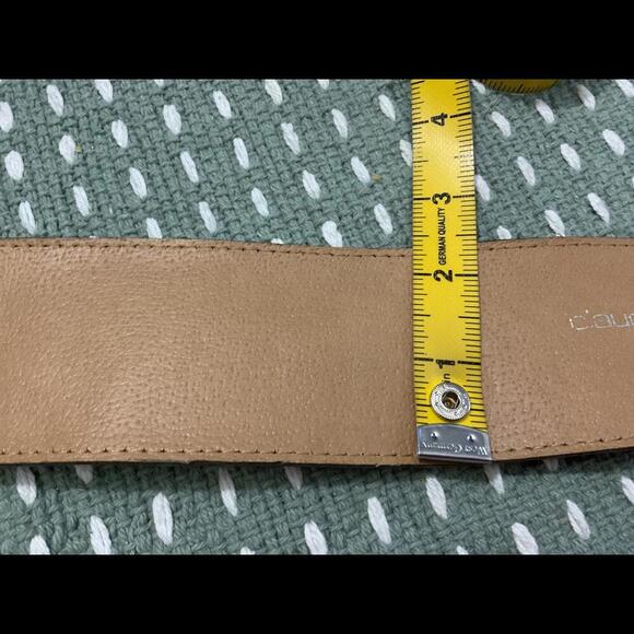 Vintage Claude Rap Paris  Brown Leather Belt - By Claude Montana